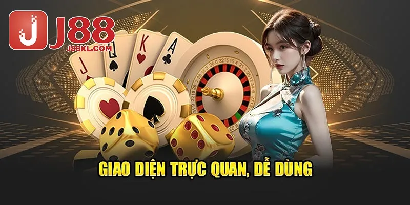 Trang chủ J88 có thiết kế chuyên nghiệp